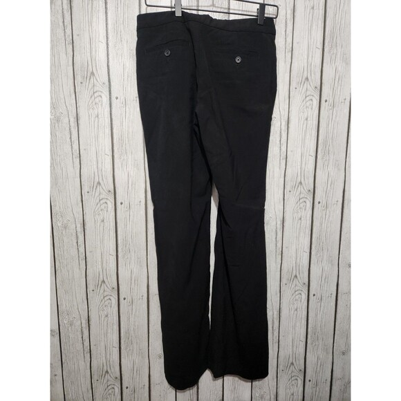 Banana Republic Martin Fit Trousers Womens 6 Black Pants Lined Bootcut - Picture 10 of 16